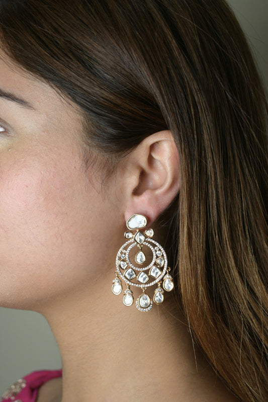 Tayaani polki earrings