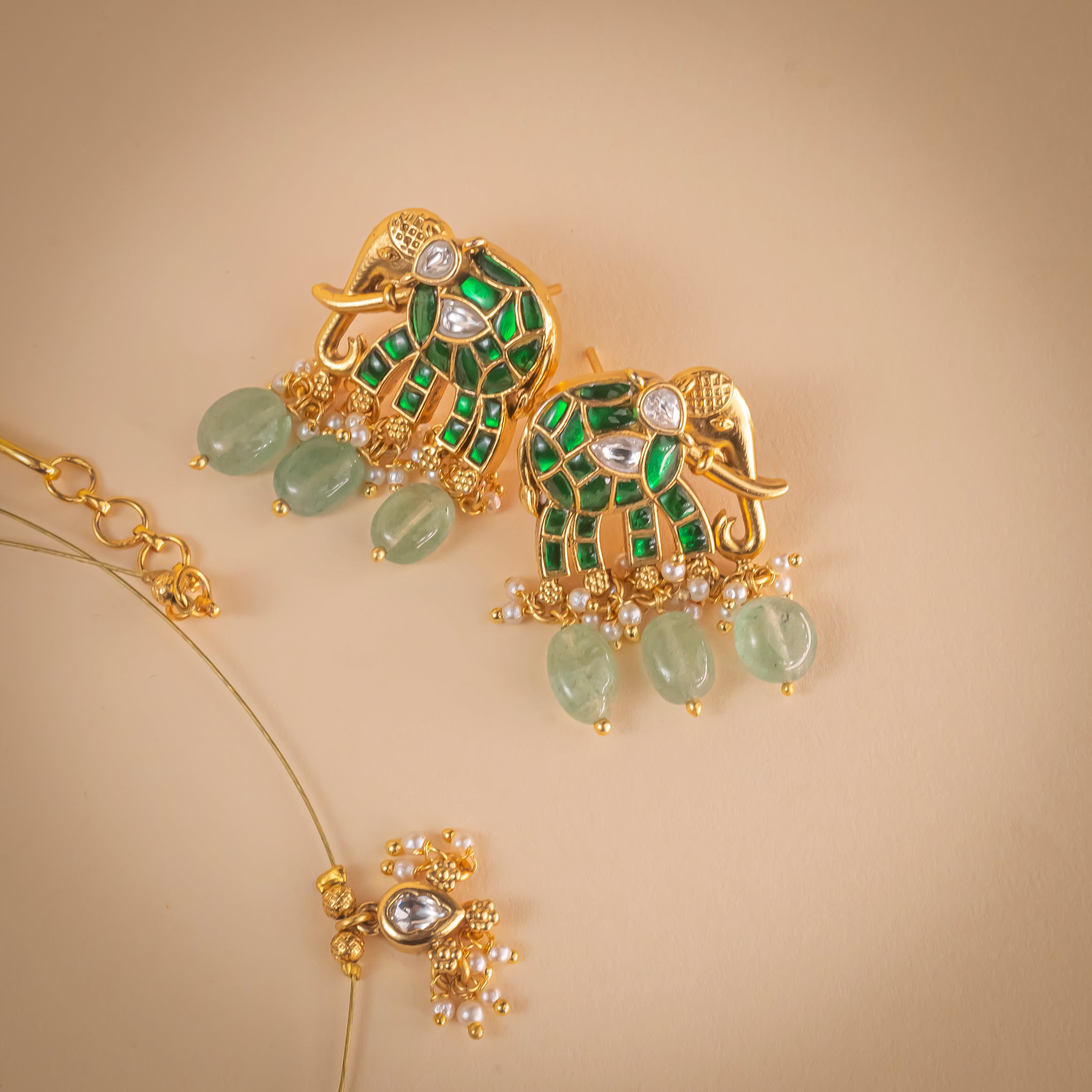 Gajanan Necklace Green