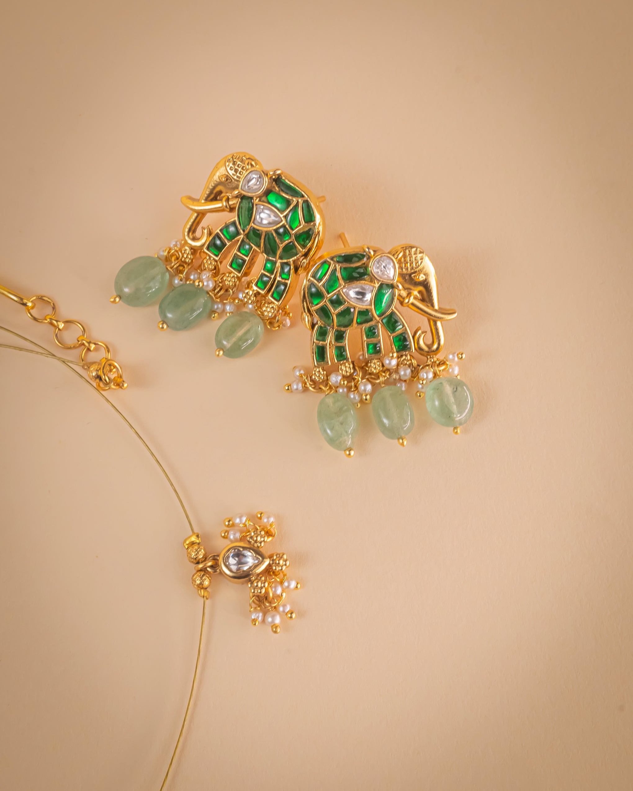 Gajanan Necklace Green