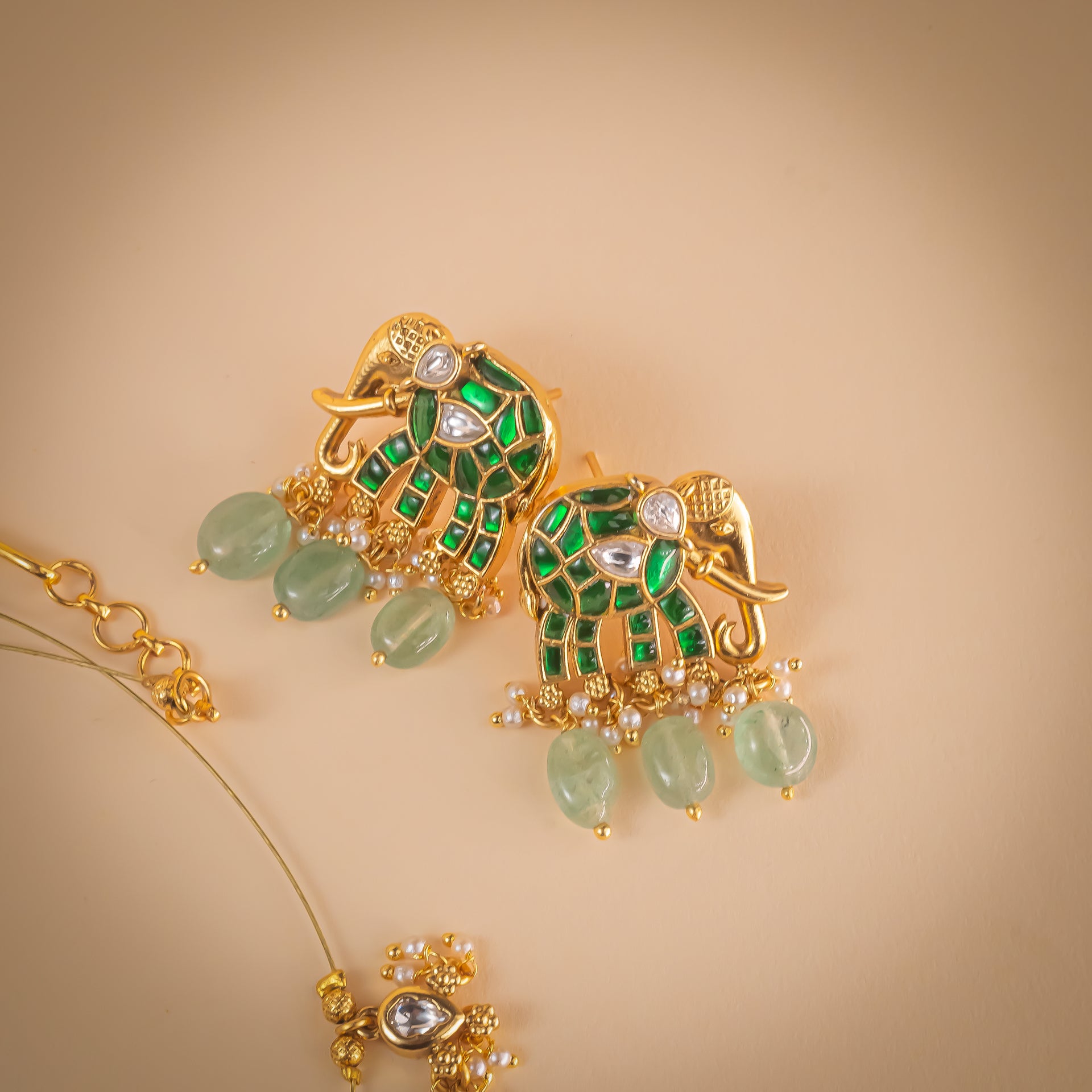 Gajanan Necklace Green