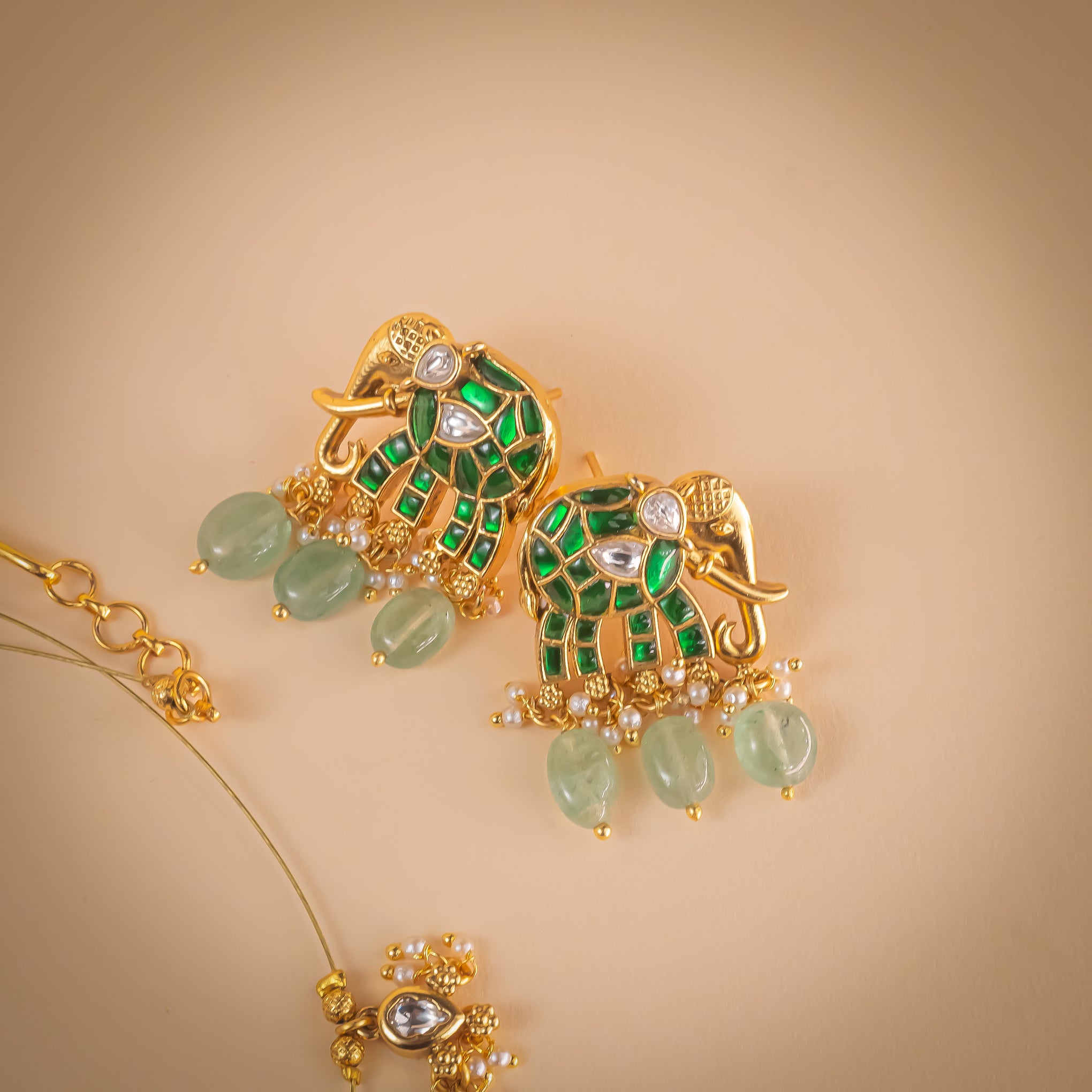 Gajanan Necklace Green
