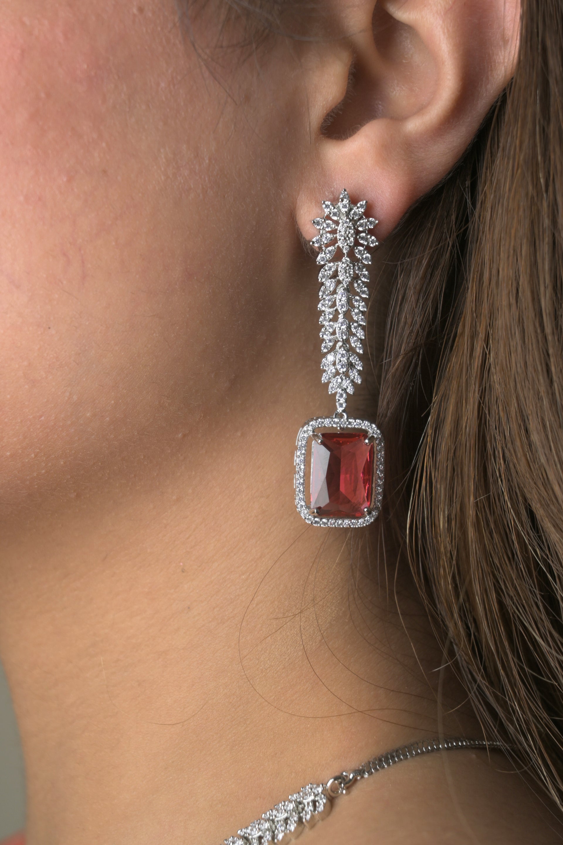 Ruby rouge necklace