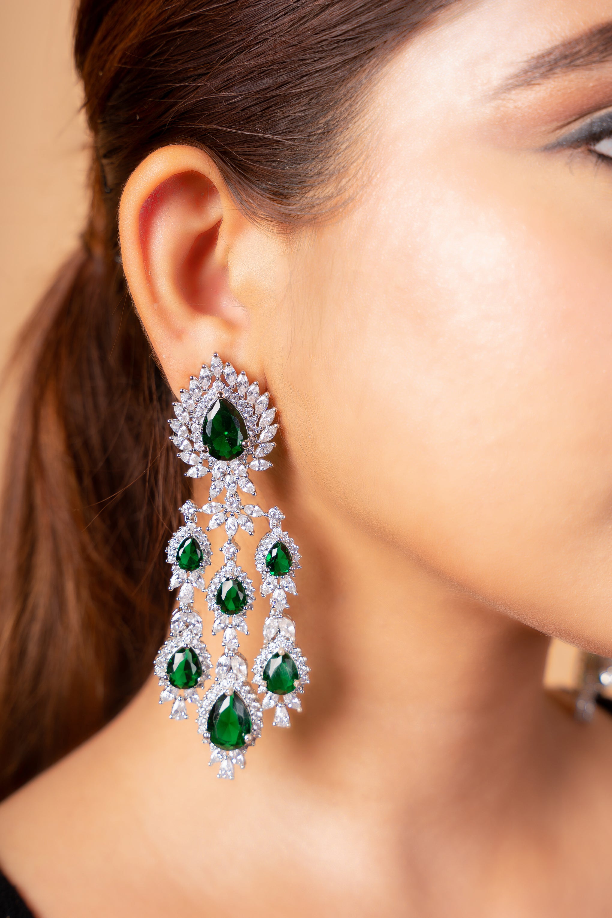 Enchanting Emerald Earrings