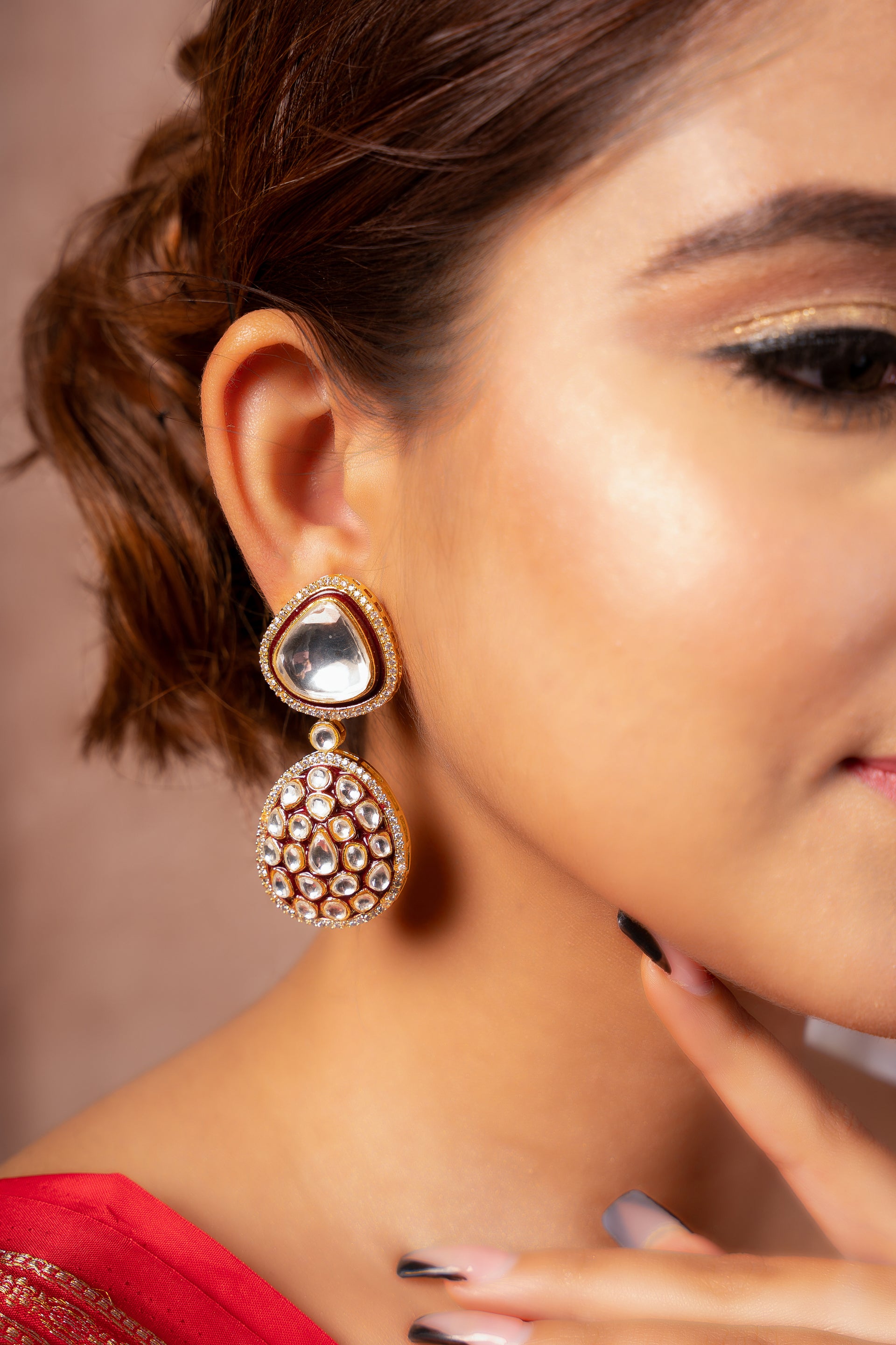 Araina Polki Earrings