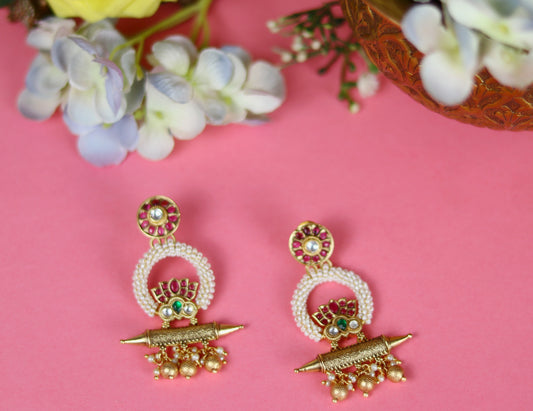 Gauravi Gold Earrings