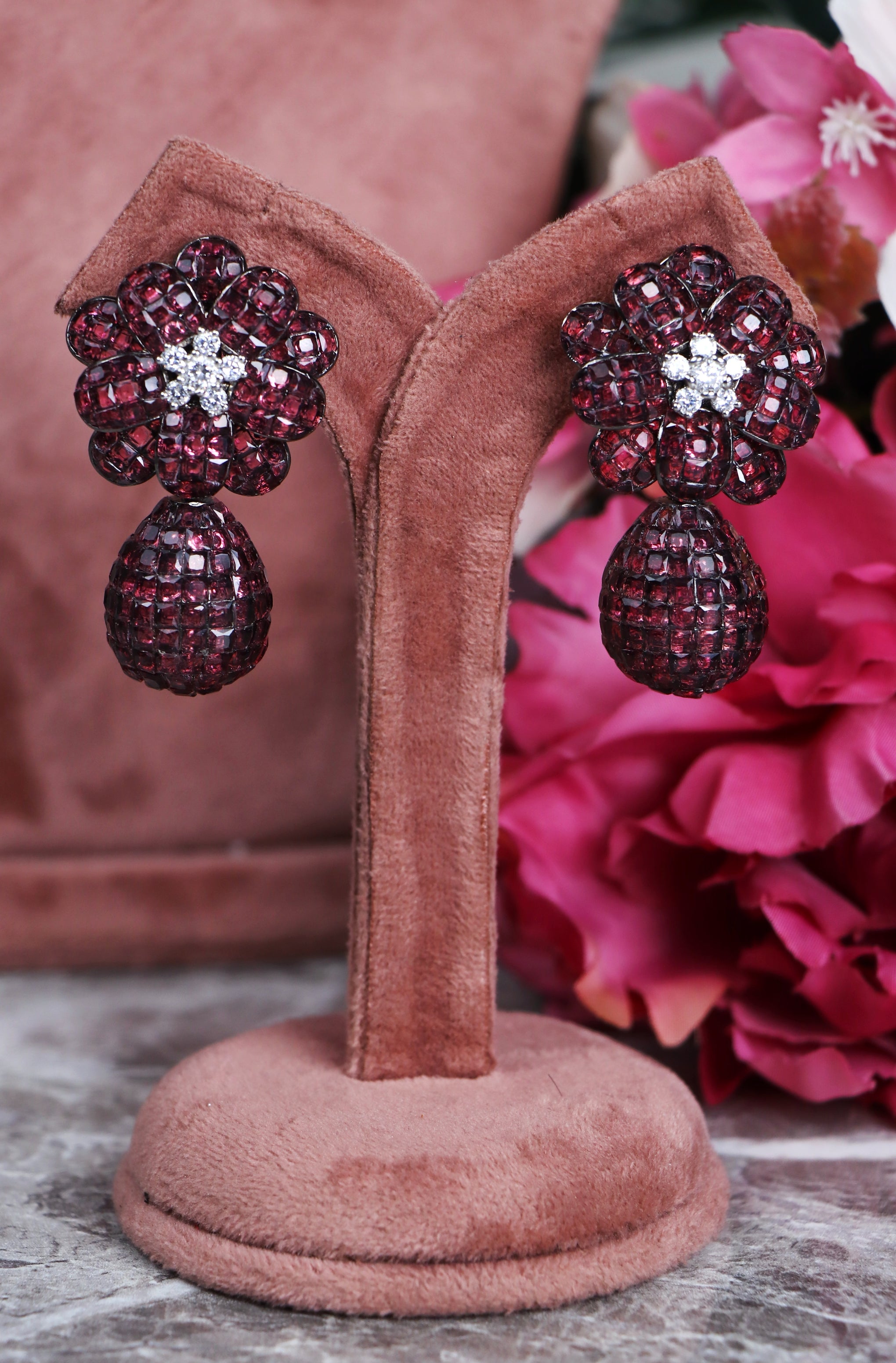 Tove Ruby Earrings