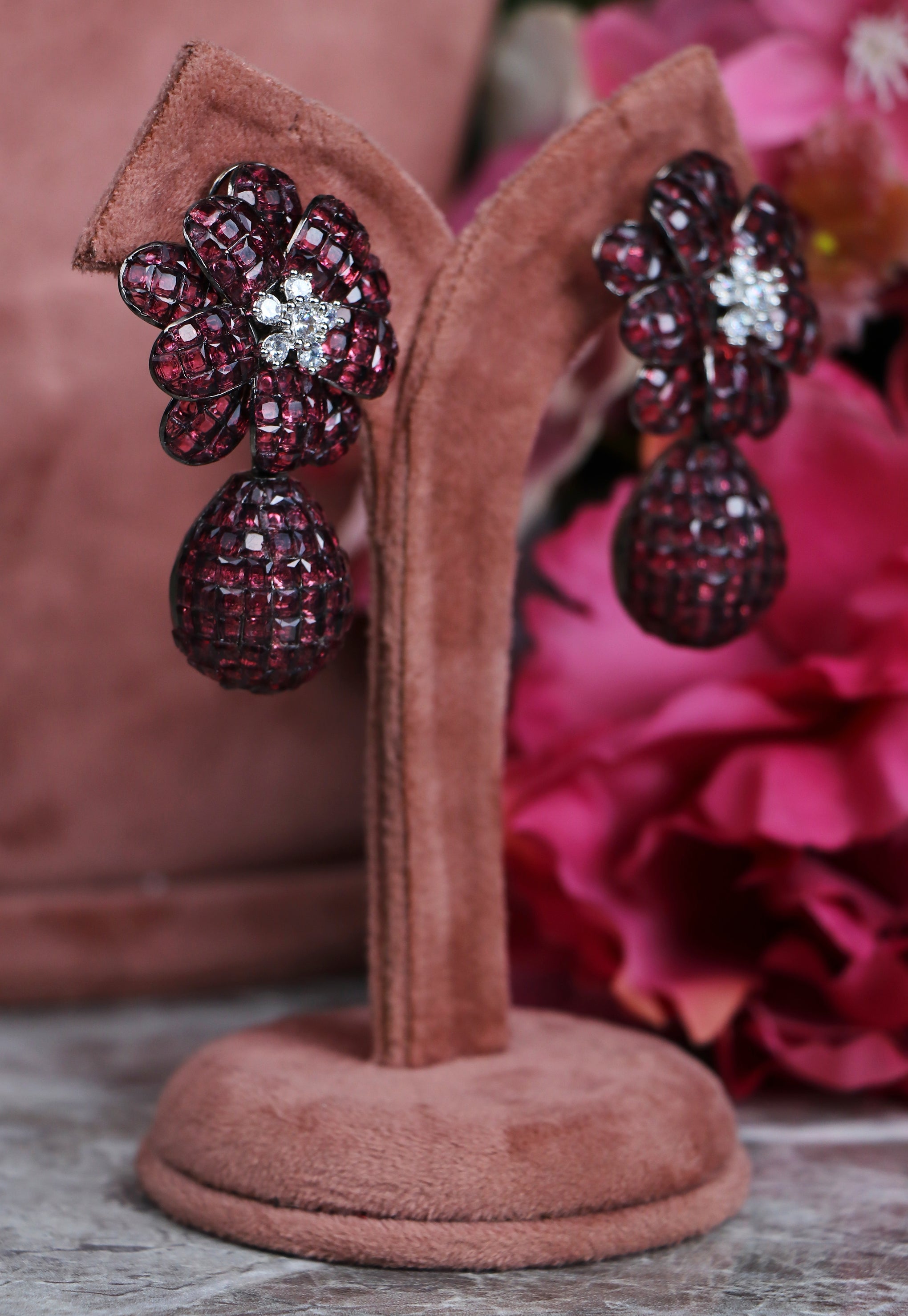 Tove Ruby Earrings