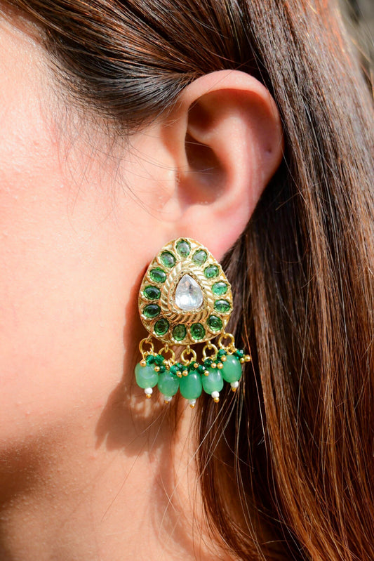 Pachi emerald studs