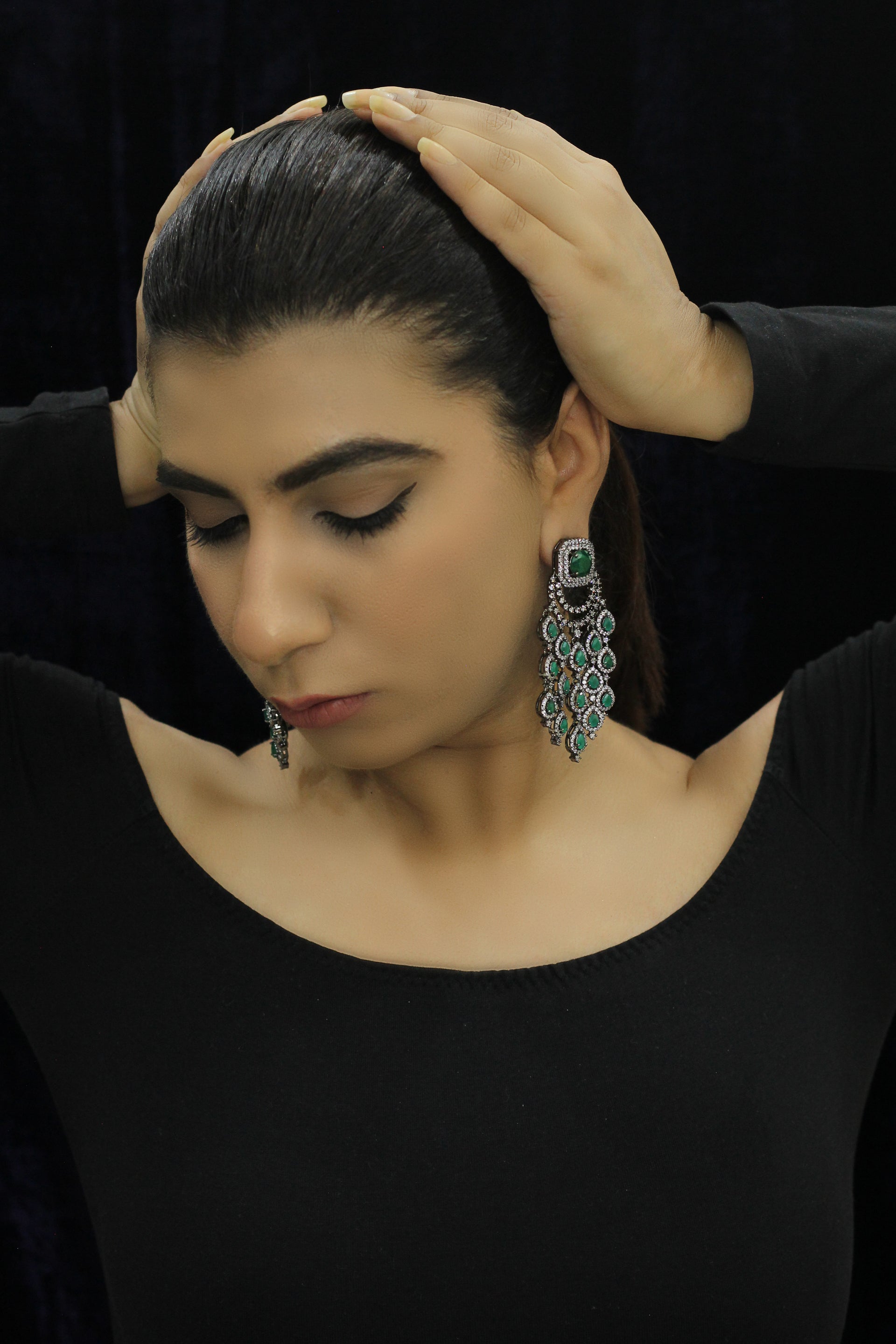 Rabia Emeralds Earrings