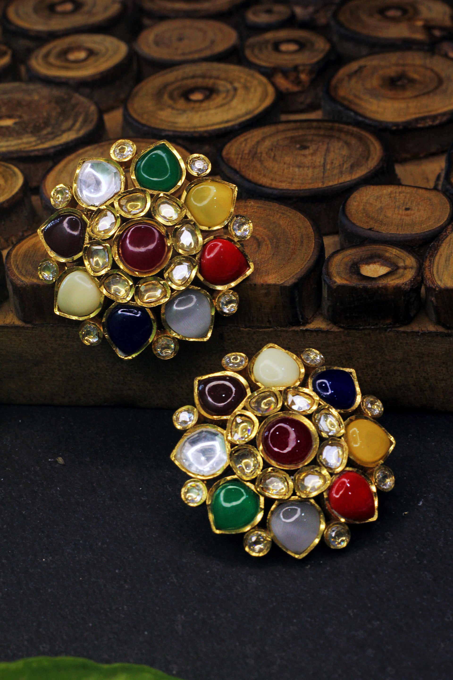 Adya Navratan Studs