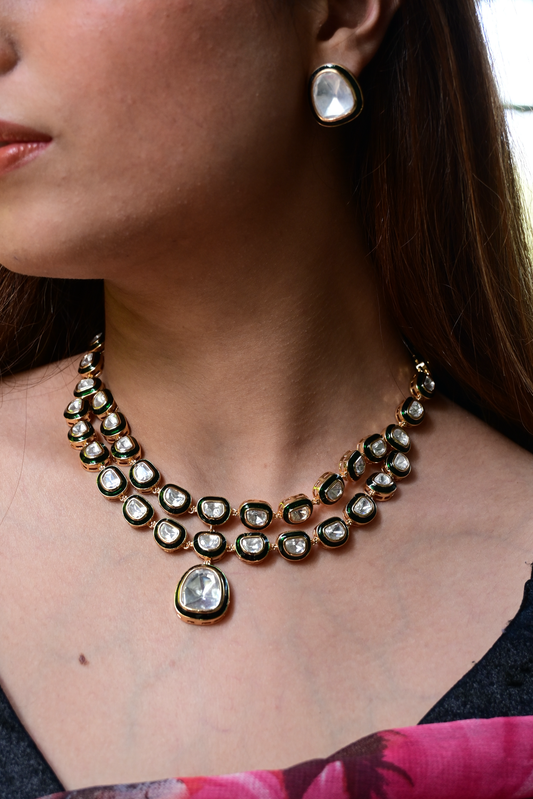 Zivaara polki necklace