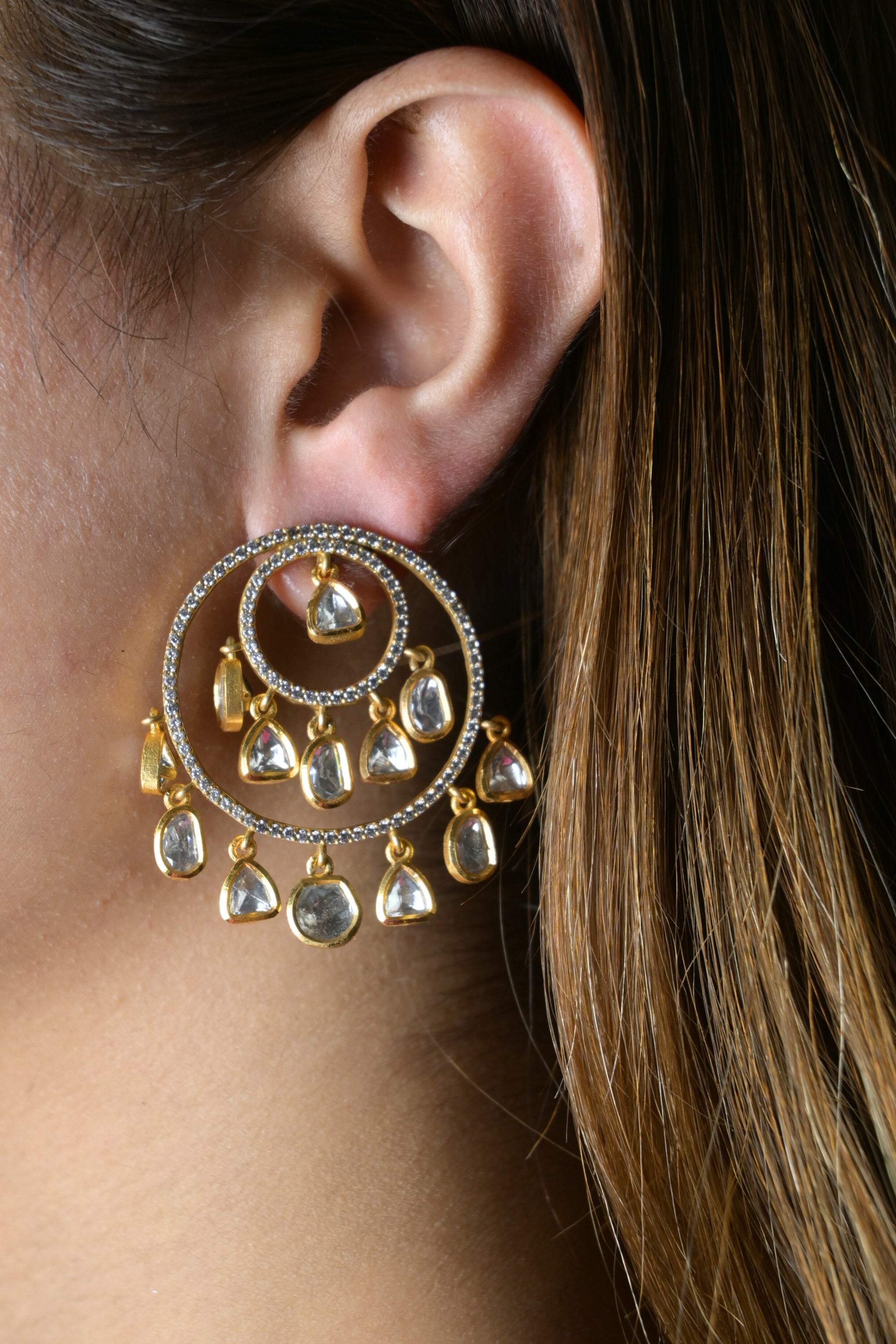 Kundan chandabali's