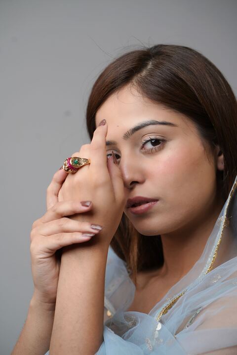 Rani Pink Damru Ring