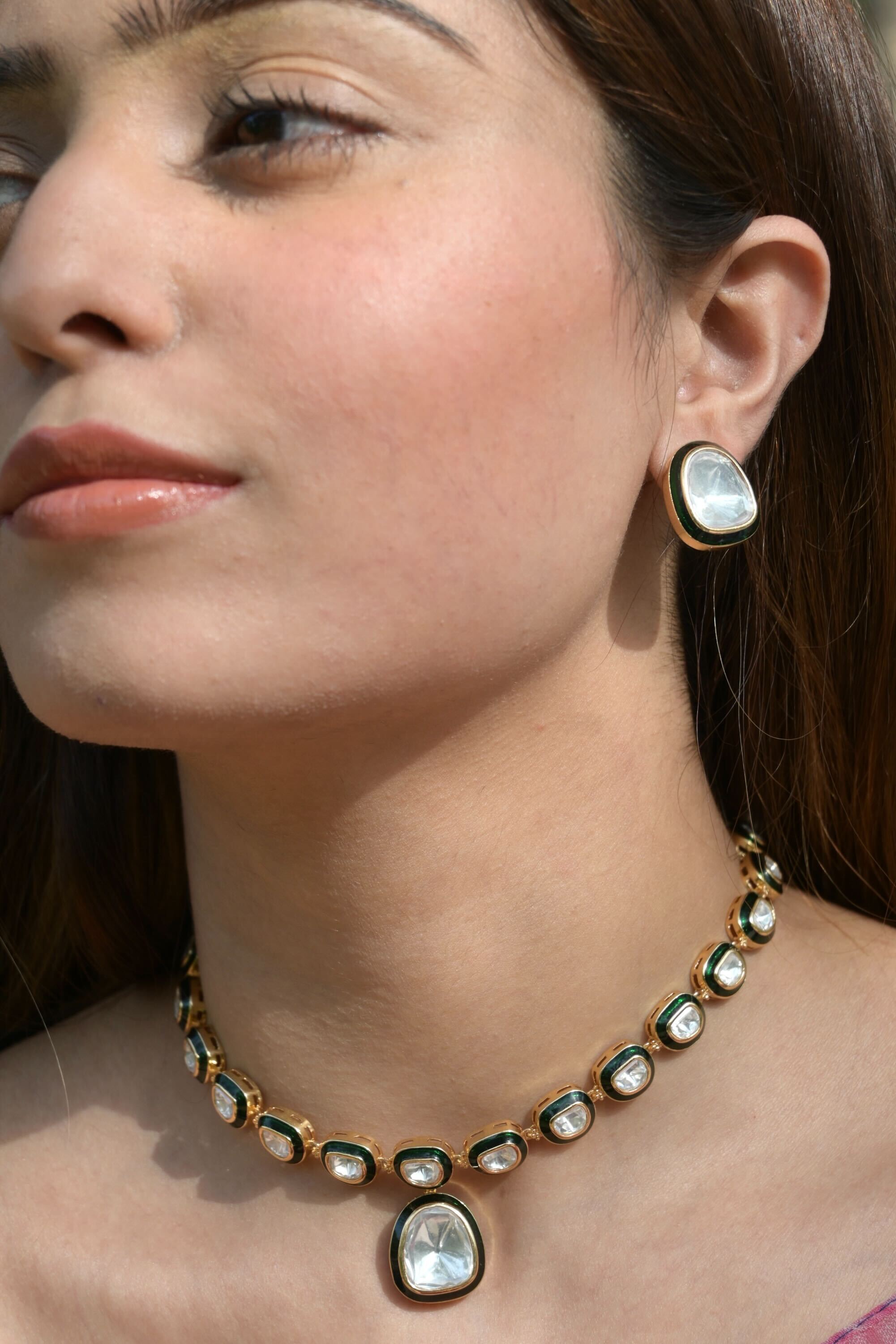 Nairaara polki necklace