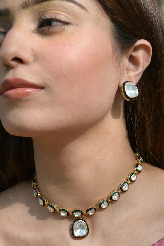 Nairaara polki necklace