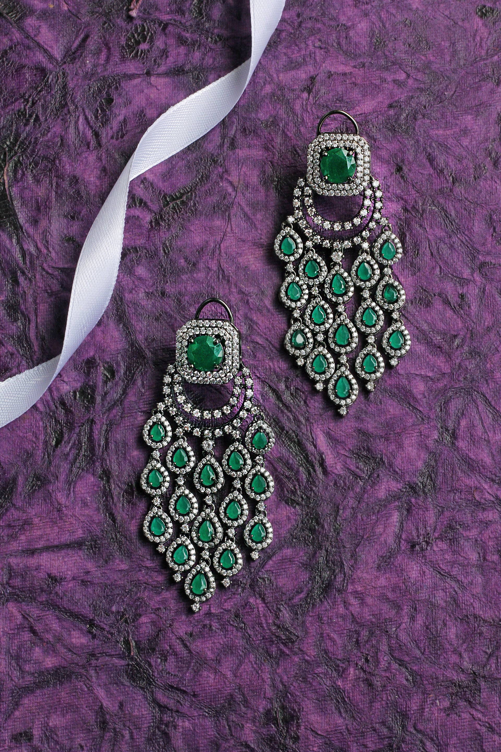 Rabia Emeralds Earrings